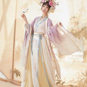 Spring Breeze Embroidered Gown | Traditional Hanfu